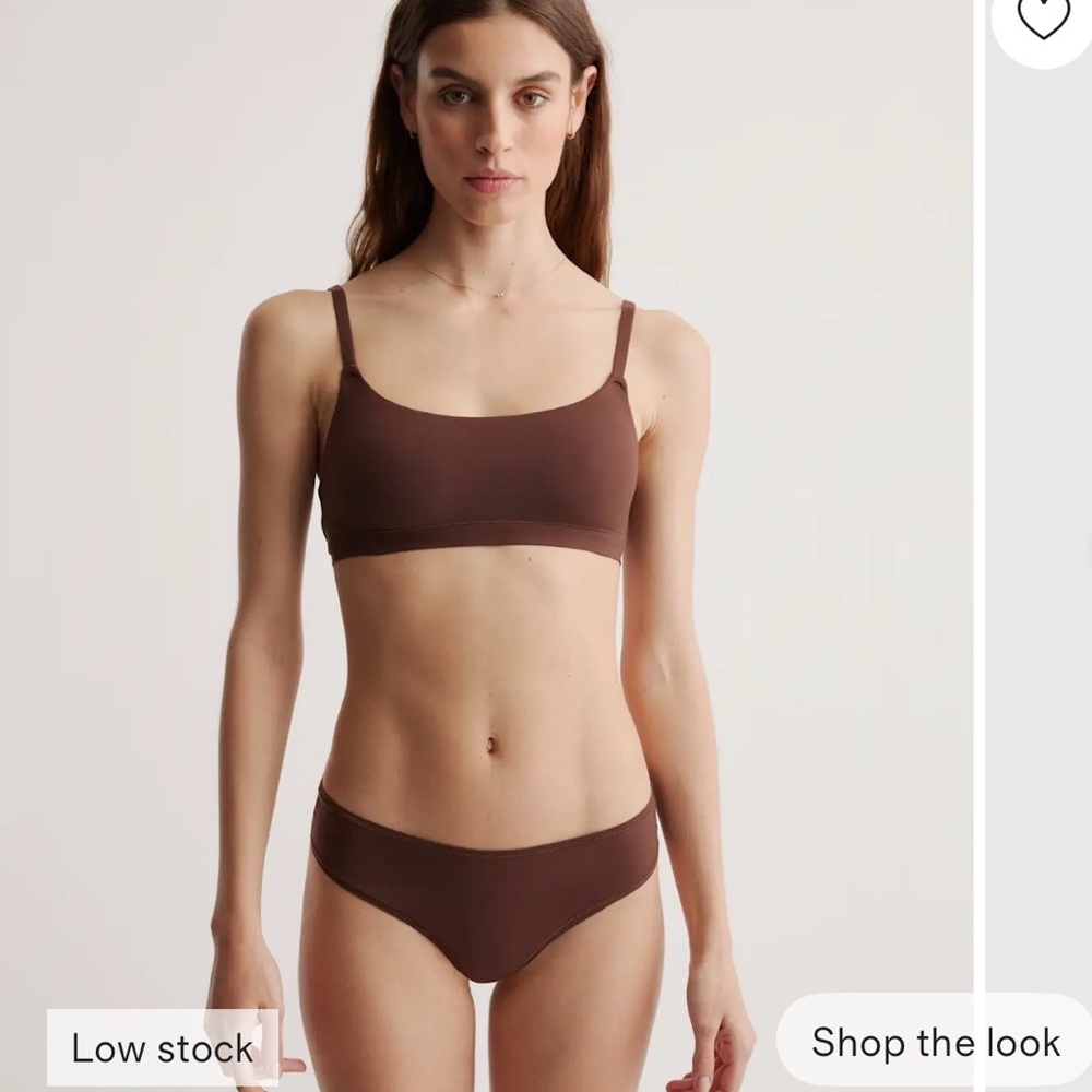 Quince Second Skin Scoop Neck Bralette (2-pack)